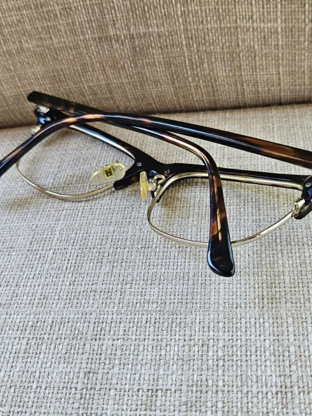Kirkland Signature Women Eyeglasses Frame KS Crystal Brown Horn Eyewear Glasses